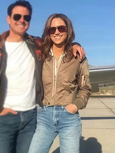 Top Gun Maverick Jennifer Connelly Brown Jacket